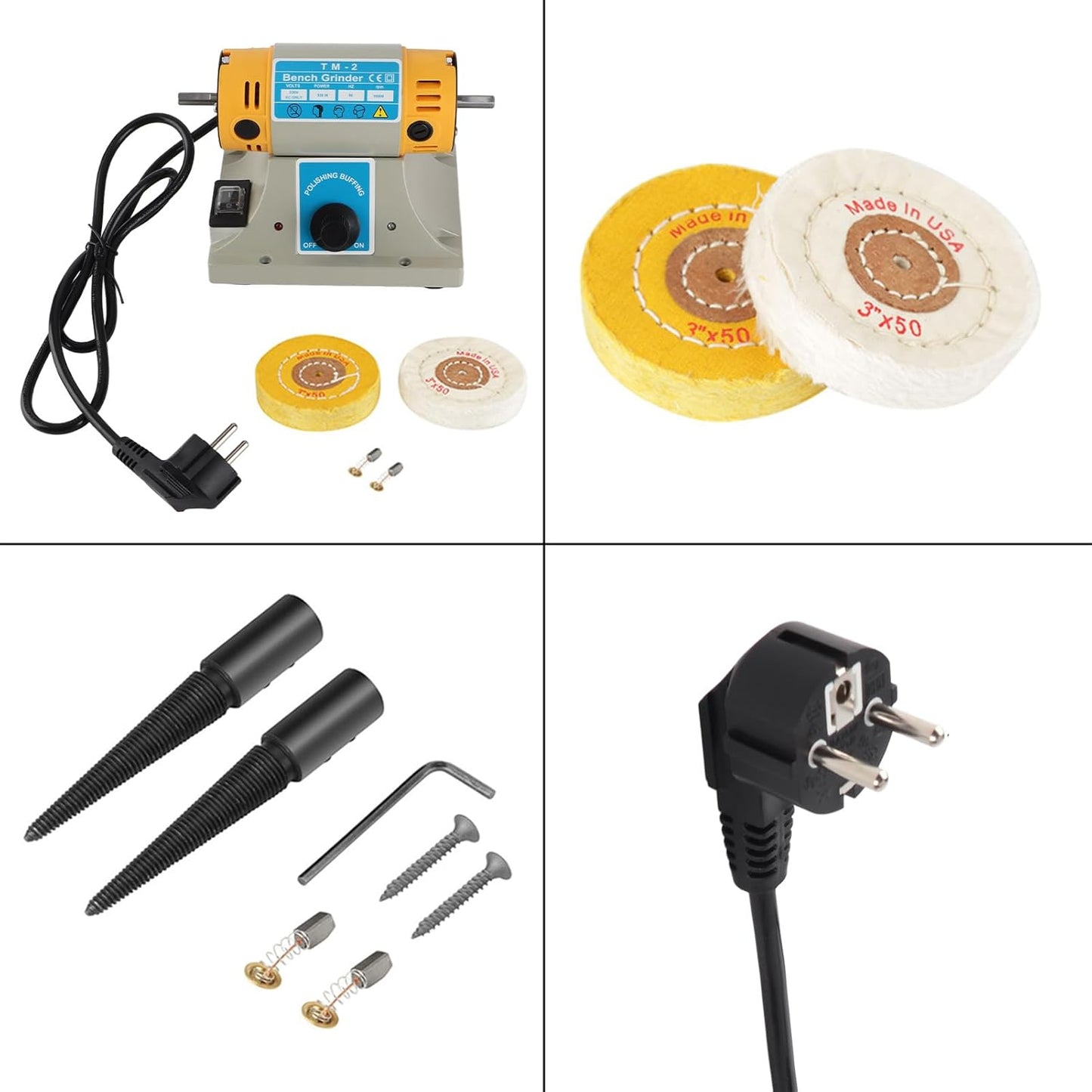 Polier- und Schleifmaschine-Set