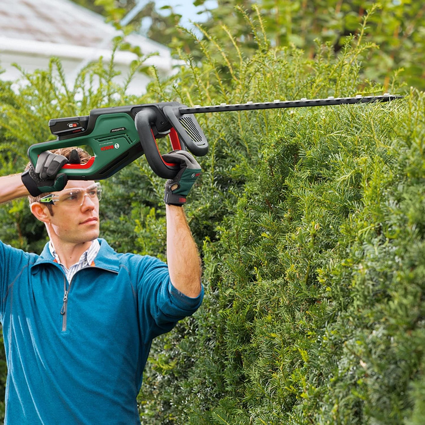 Akku-Heckenschere UniversalHedgeCut 18V-50, Heckenschere | 1 Akku, Neues Design | Classic Green