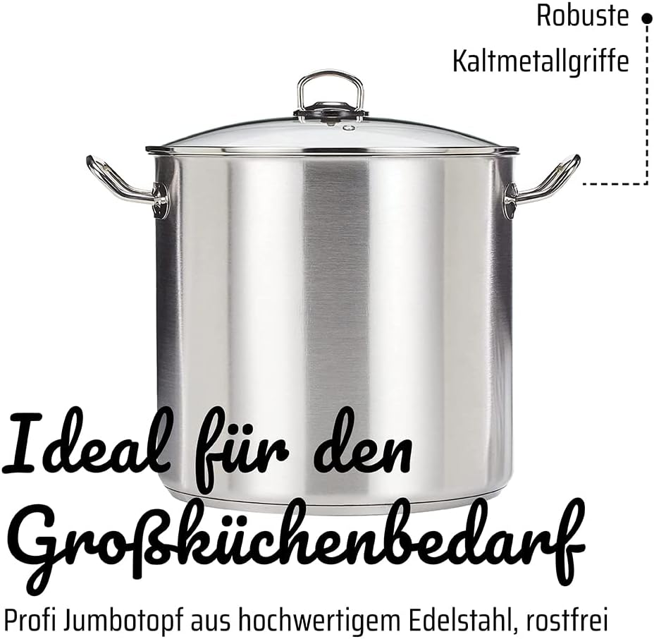 Profi-Topf mit Glasdeckel