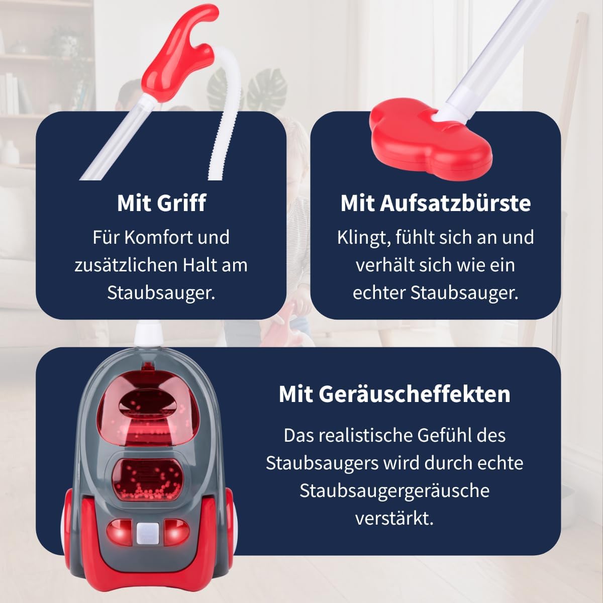 Staubsauger für Kinder, Staubsauger Standard
