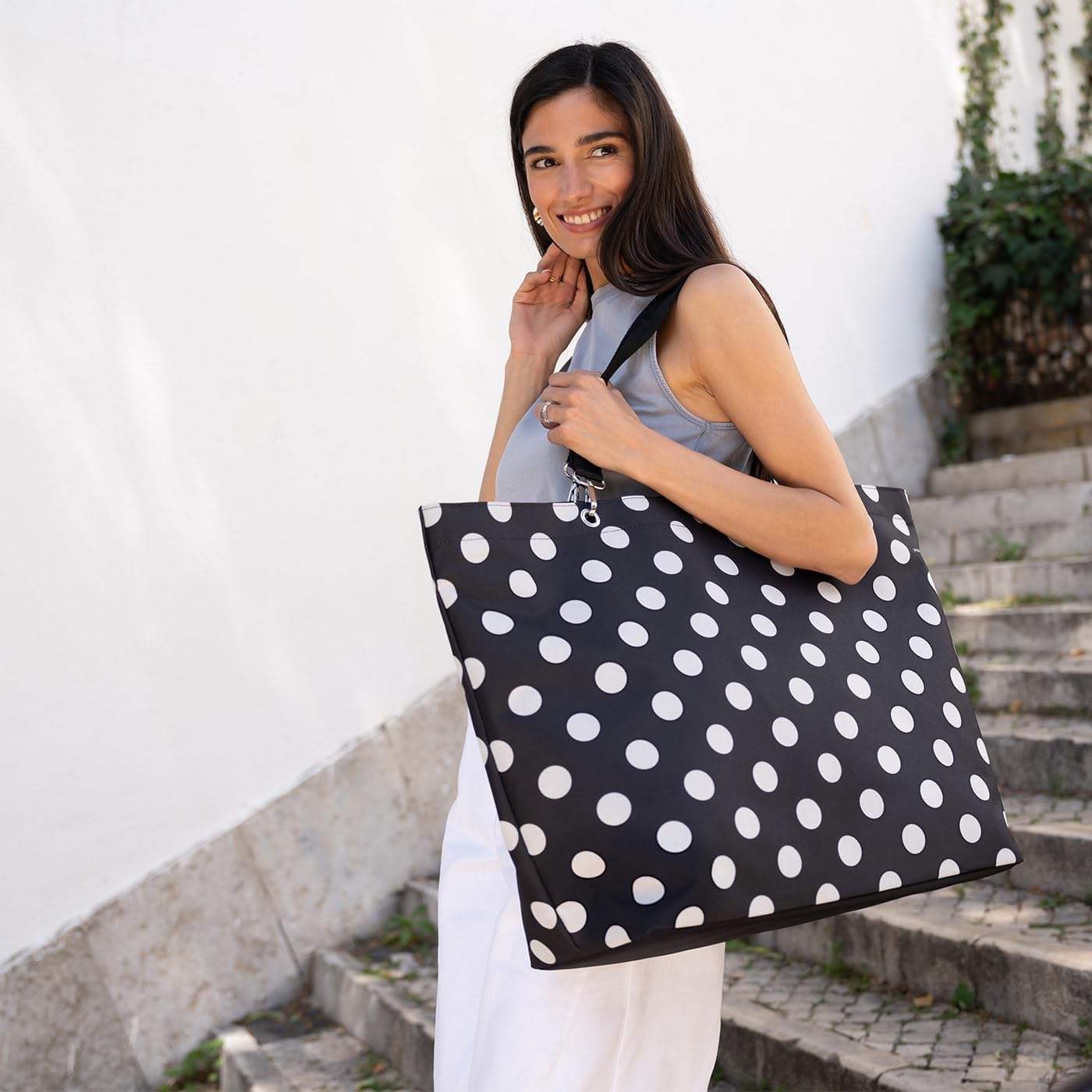 Shopper XL, Dots White