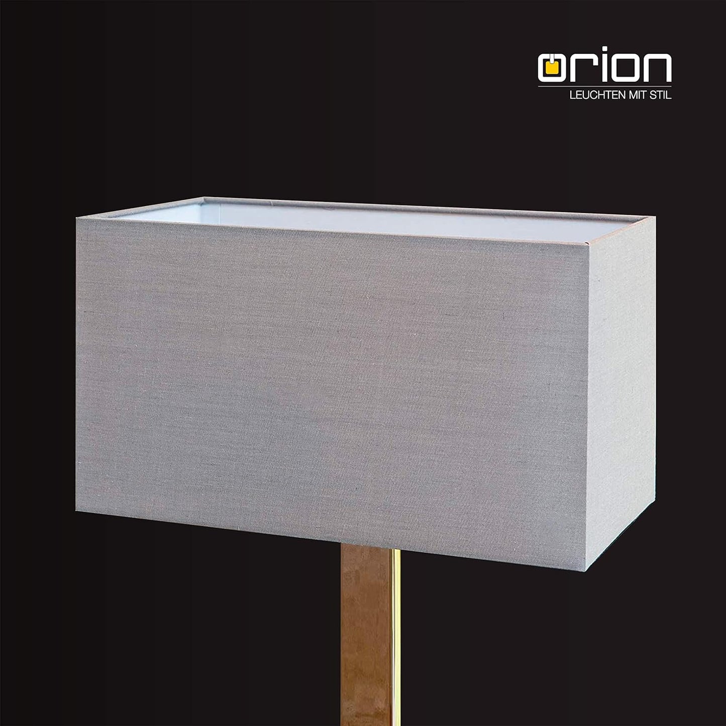 Ersatz-Lampenschirm für E27 Fassung, Grau 32x16x18cm