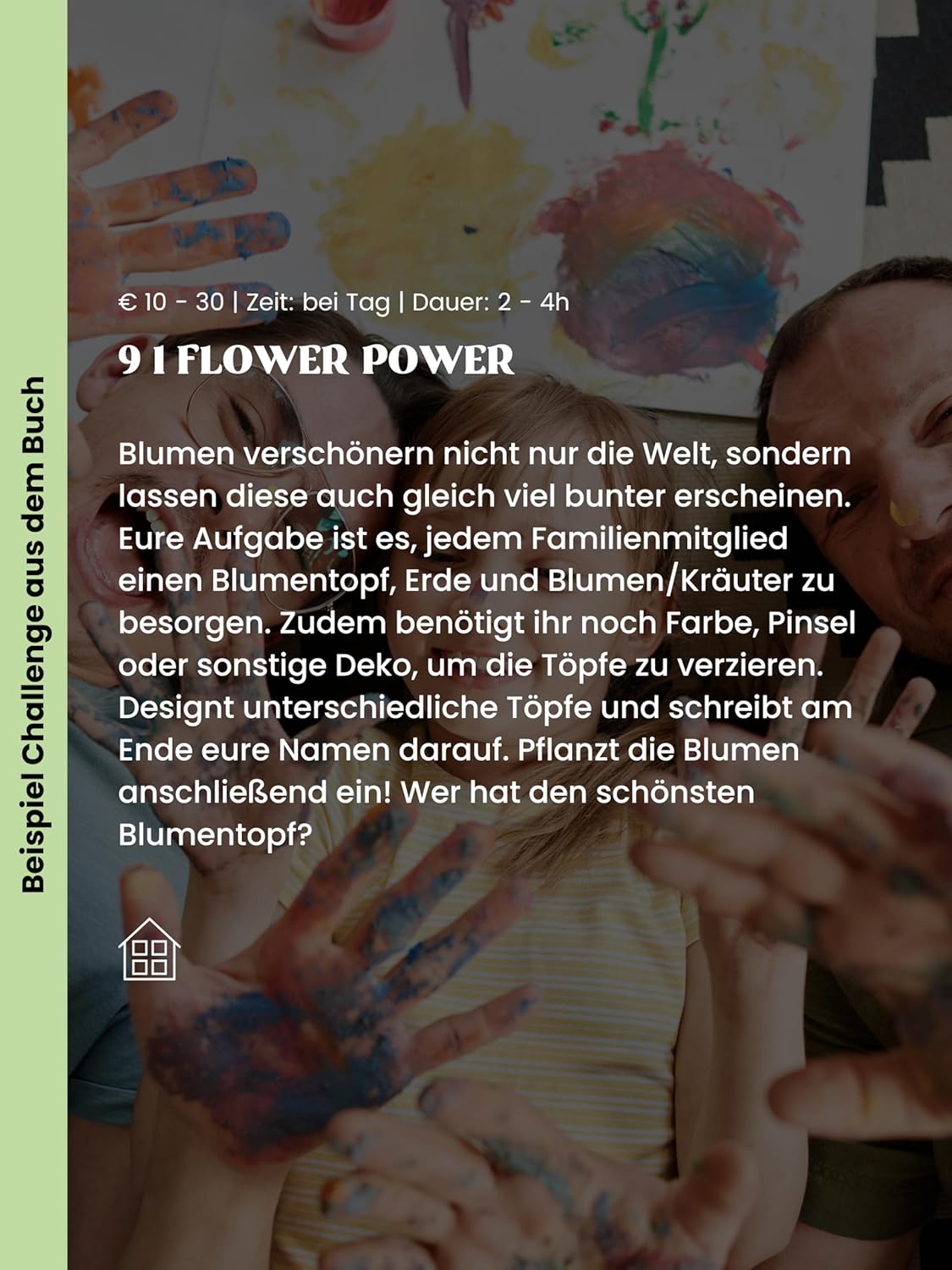 Challengebuch für Familien mit 32 Aktivitäten, Familie