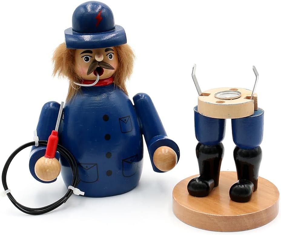 Räuchermann als Elektriker, Elektriker