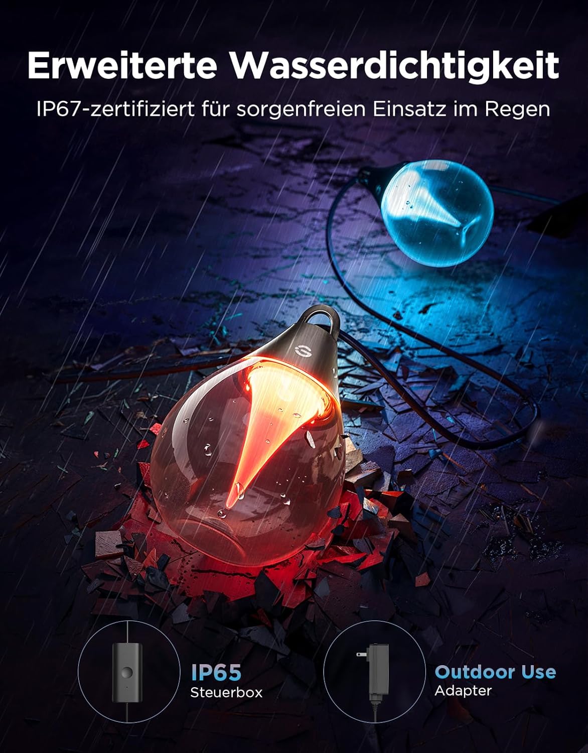 Dimmbare LED Lichterkette, 15m