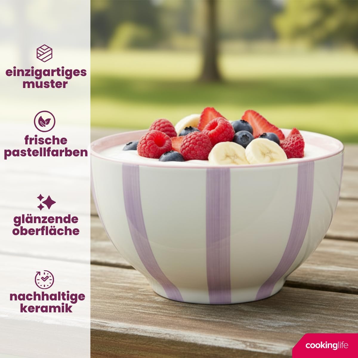 6-teiliges Schüssel-Set, 6 Schalen ø 14cm