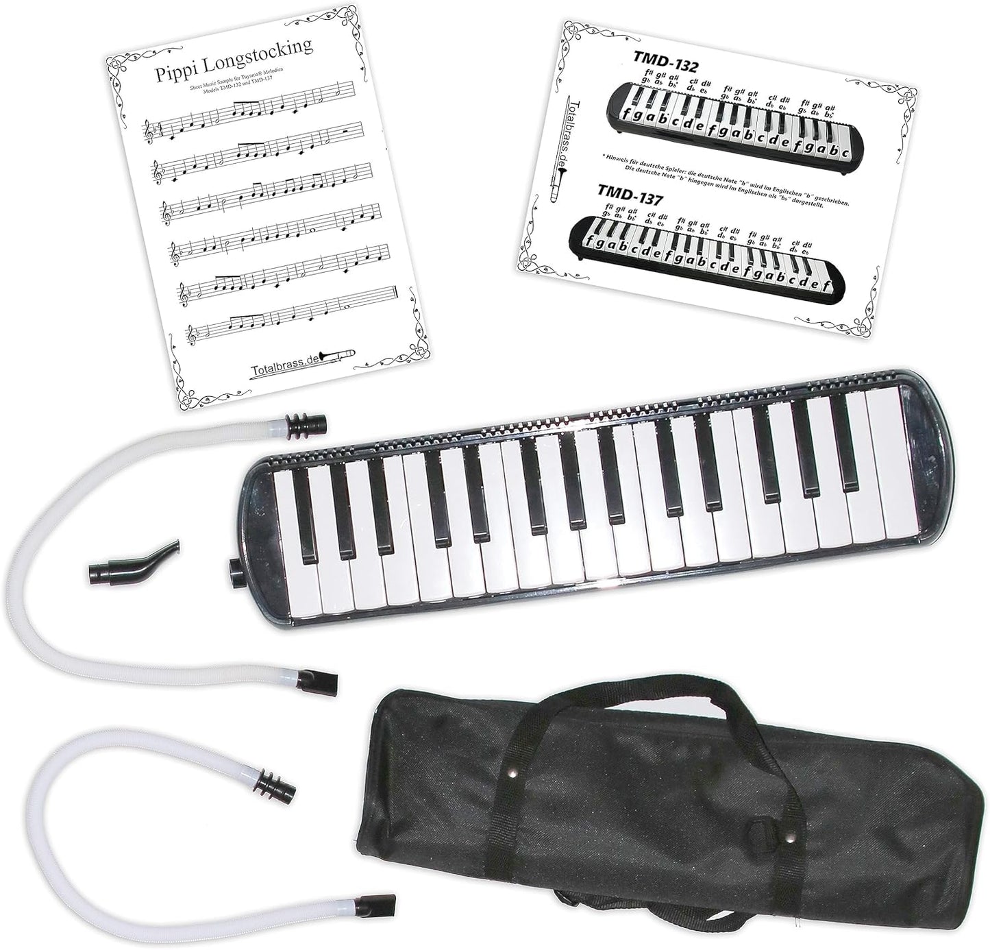 Melodica TMD-132 mit Zubehör, 32 Tasten