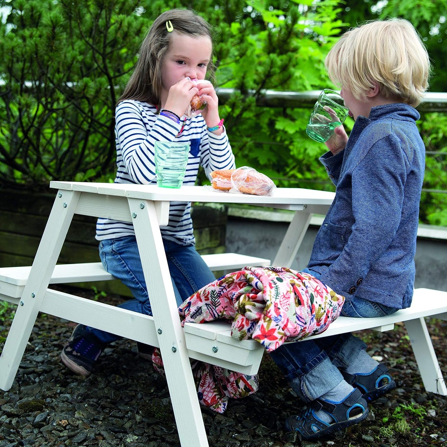 Outdoor+, Grau Bank einzeln
