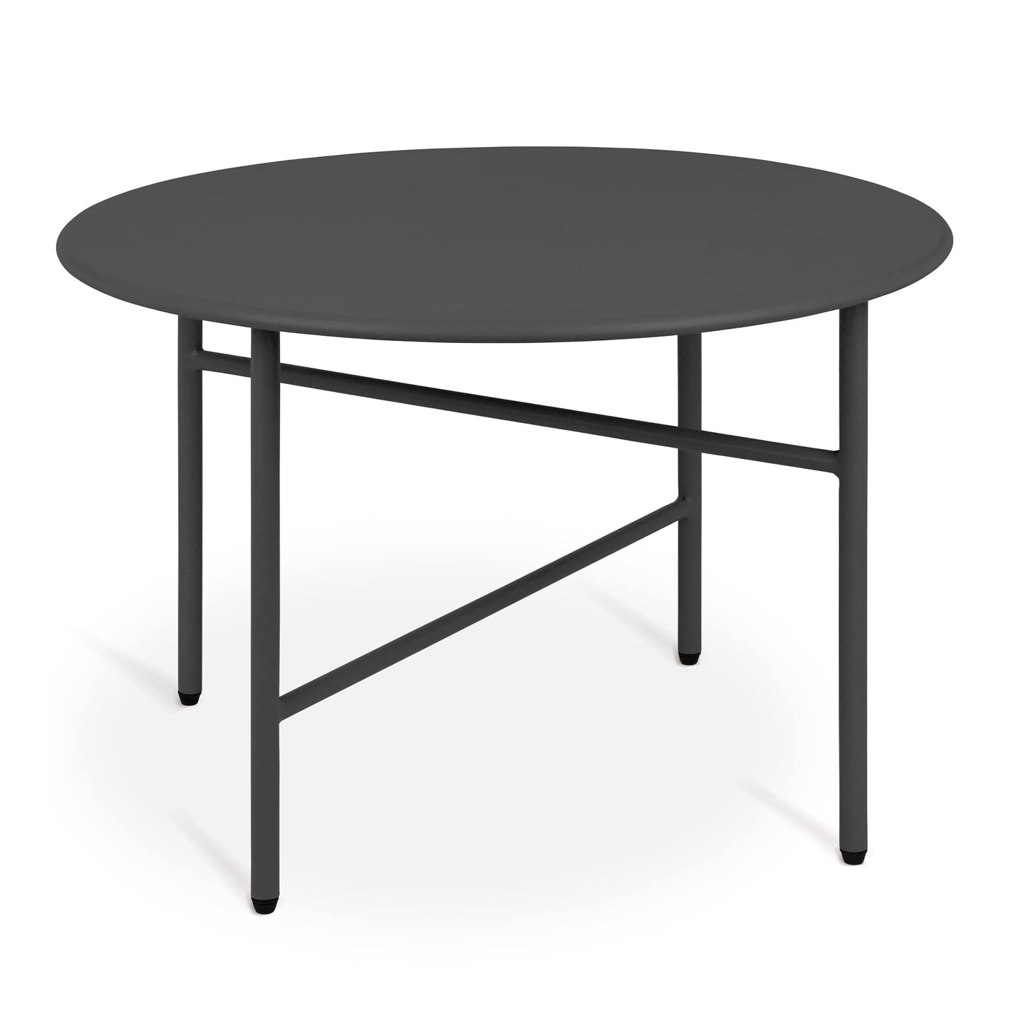 Runder Beistelltisch, Tischplatte: Ø 53cm - Höhe: 36cm Schwarz