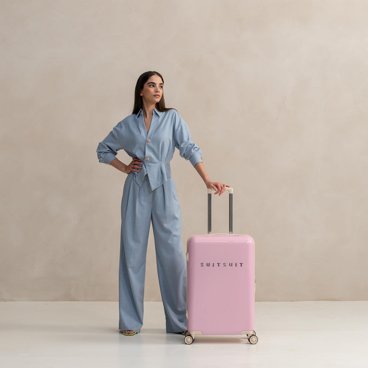 Fabulous Fifties Reisekoffer, Pink Dust / M