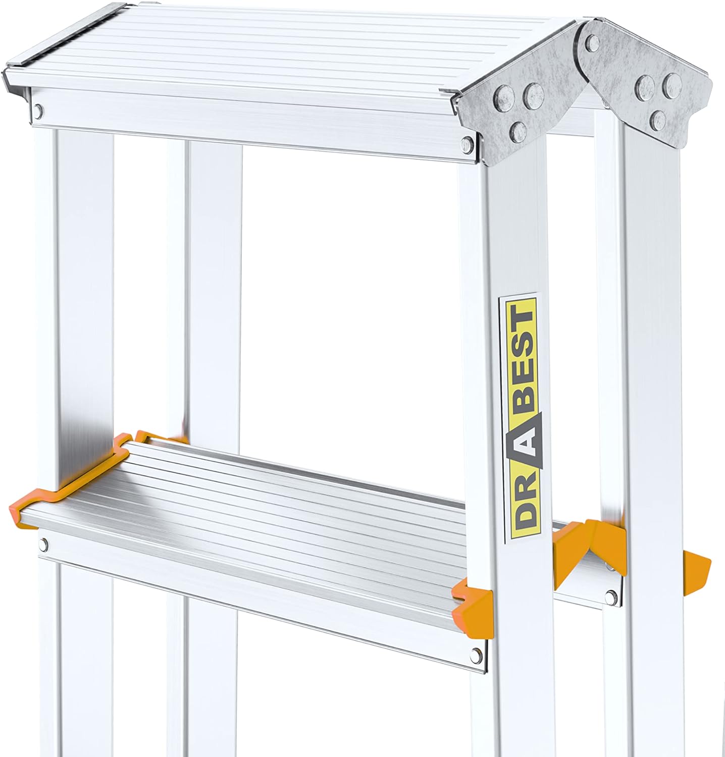Trittleiter, 5 Stufen, Aluminium
