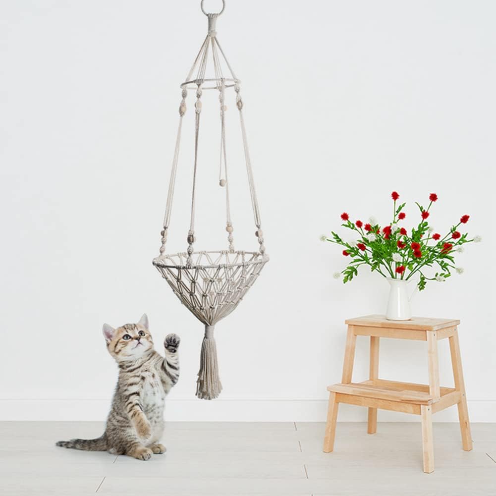 Katzenhängematte Boho-Design, bis 5 kg belastbar, a 30 cm