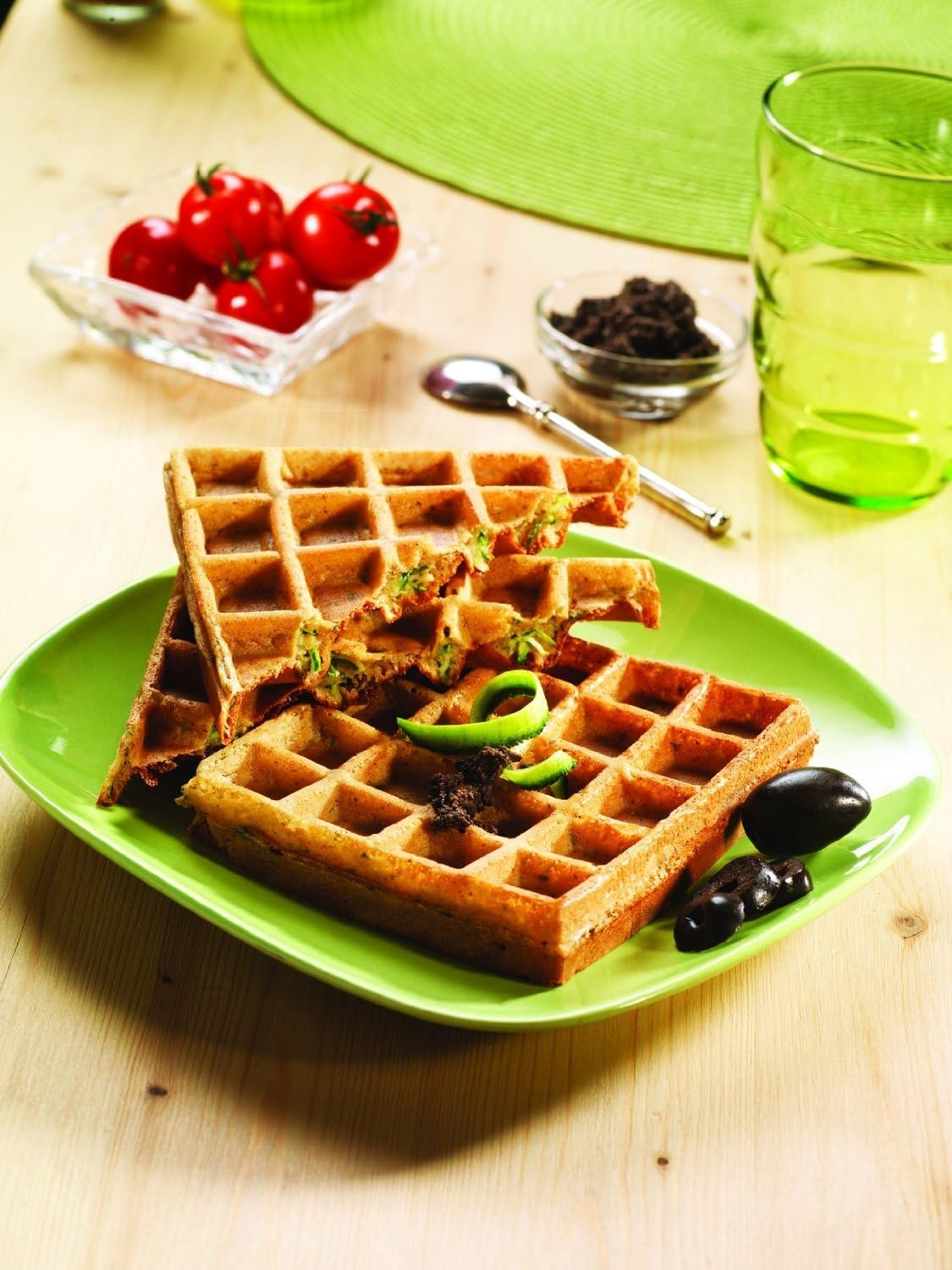 Waffelplatten-Set, Modern