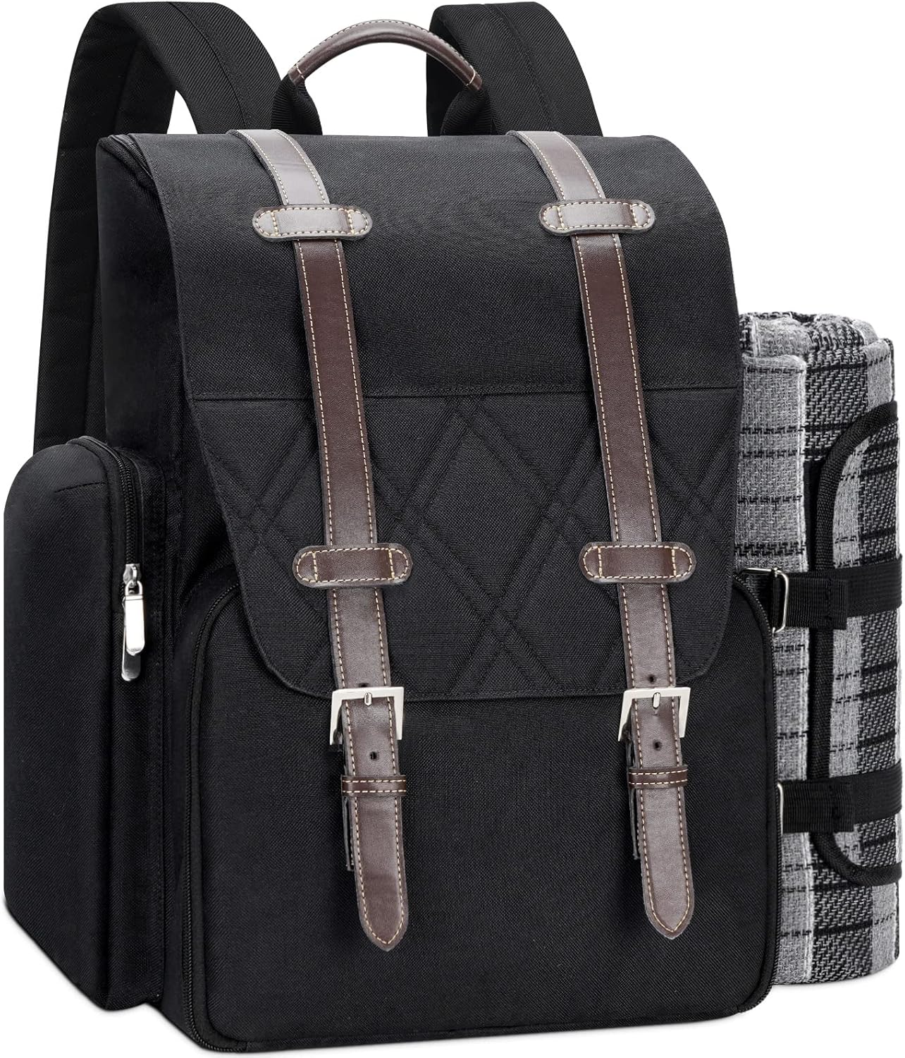 Picknickrucksack mit Kühltasche, 4 Person