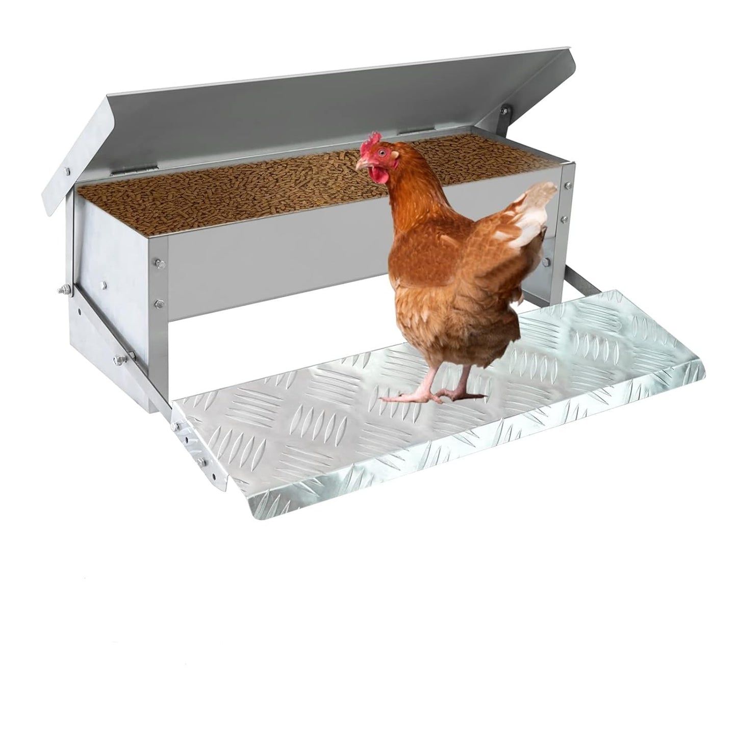 Futterautomat mit Pedal
