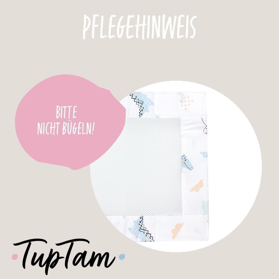 Bettumrandung 3D Mesh Schutz, ca. 128 x 30 cm (für Babybett 140x70) Blaue Tiere