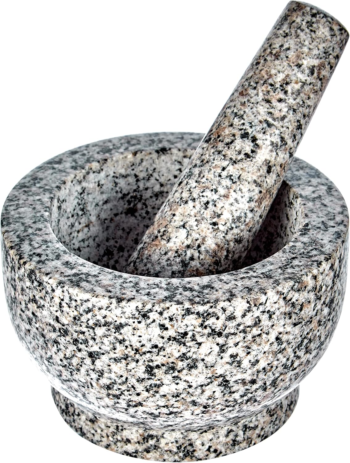 Mörser und Stössel, 13 x 13 x 8 cm Grau