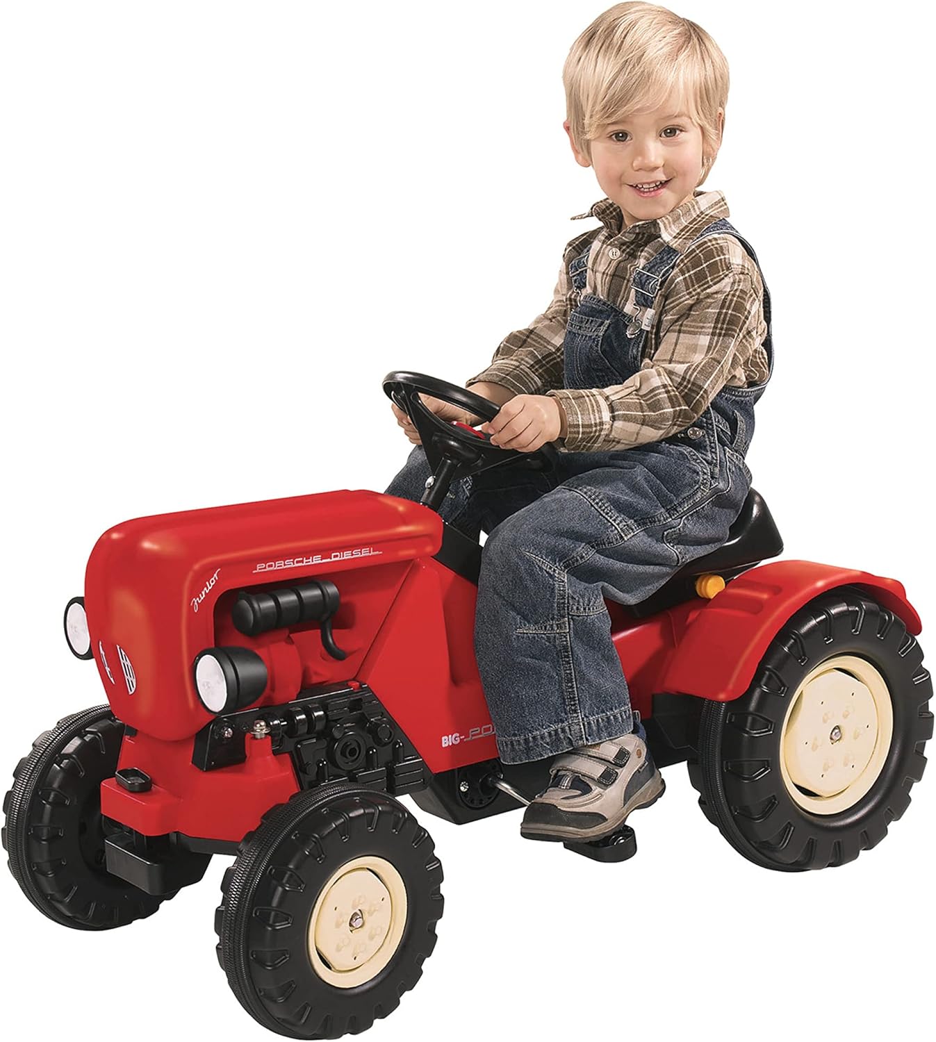 Porsche Diesel Junior Kindertrettraktor, Rot Single
