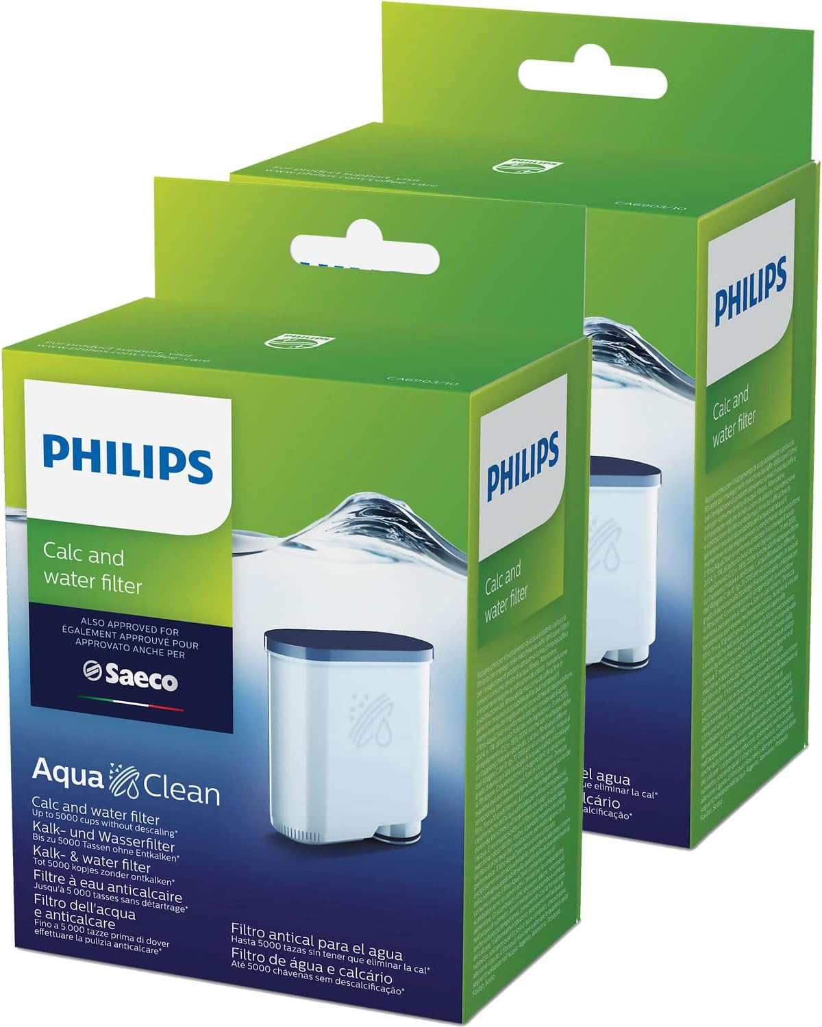 AquaClean Kalk- und Wasserfilter-Set (2 Stück)