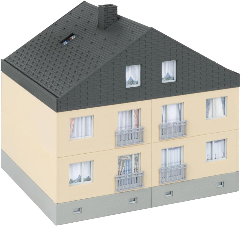 Mehrfamilienhaus Modell für Spurweite H0