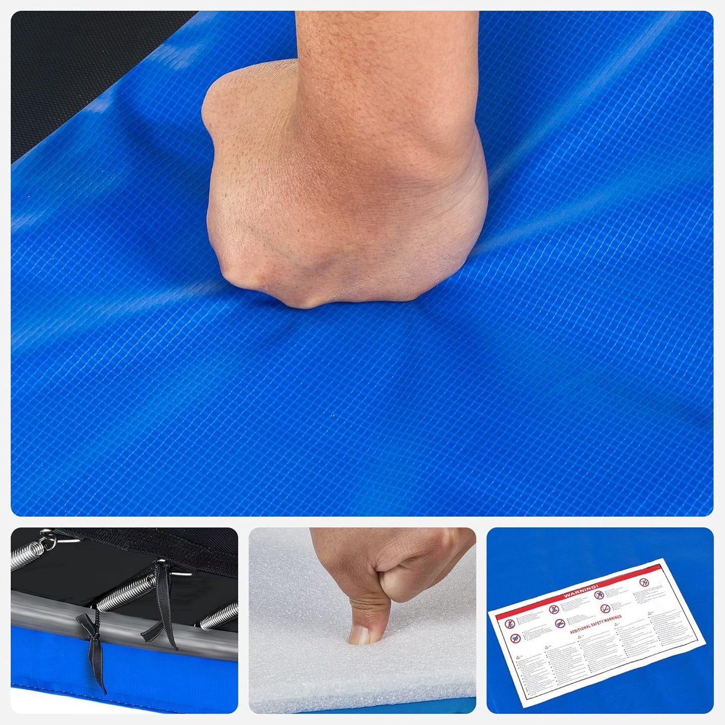Trampolin-Randabdeckung, 427 cm, 427 cm Blau