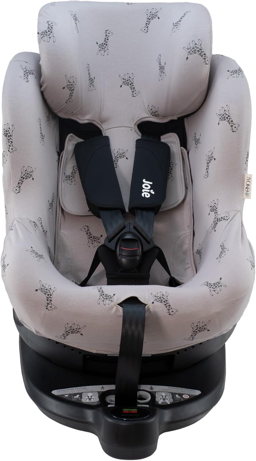 Kindersitzbezug für Joie Spin 360 und Nuna Rebl, Giraffe Bezug für Joie I-Spin 360 y Joie I-Safe