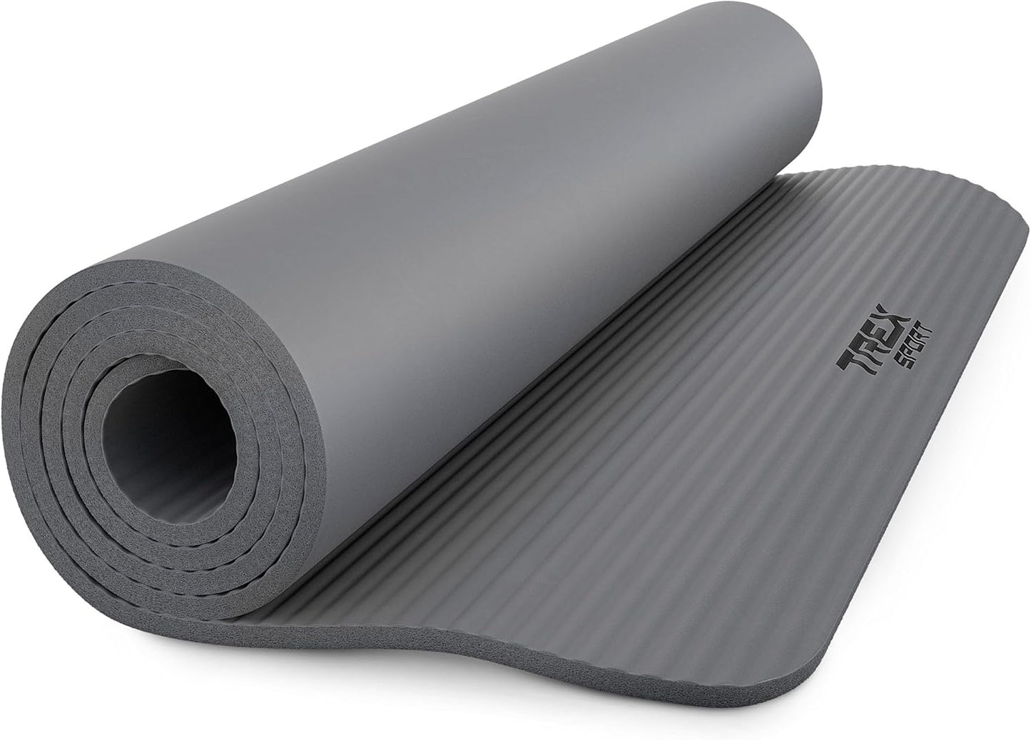 Gymnastikmatte extra dick & weich, Grau
