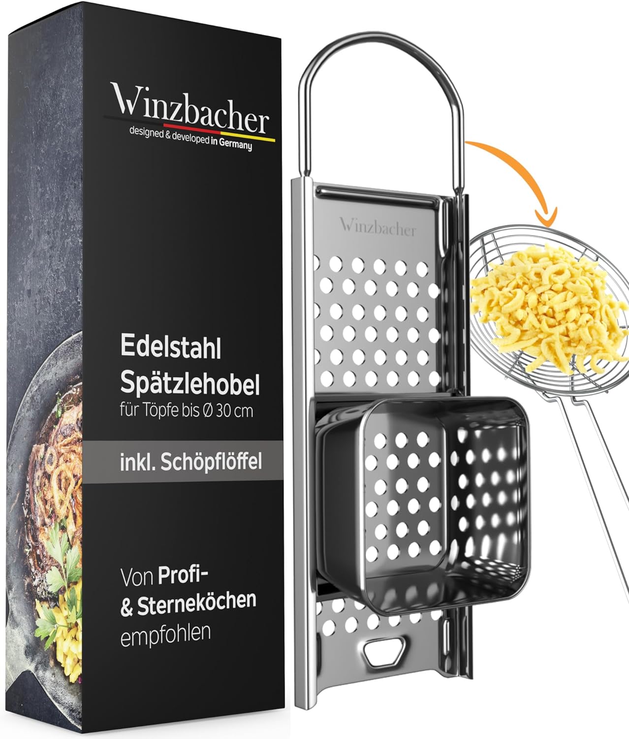 Spätzlehobel + Schöpflöffel, Spätzlehobel + Schöpflöffel