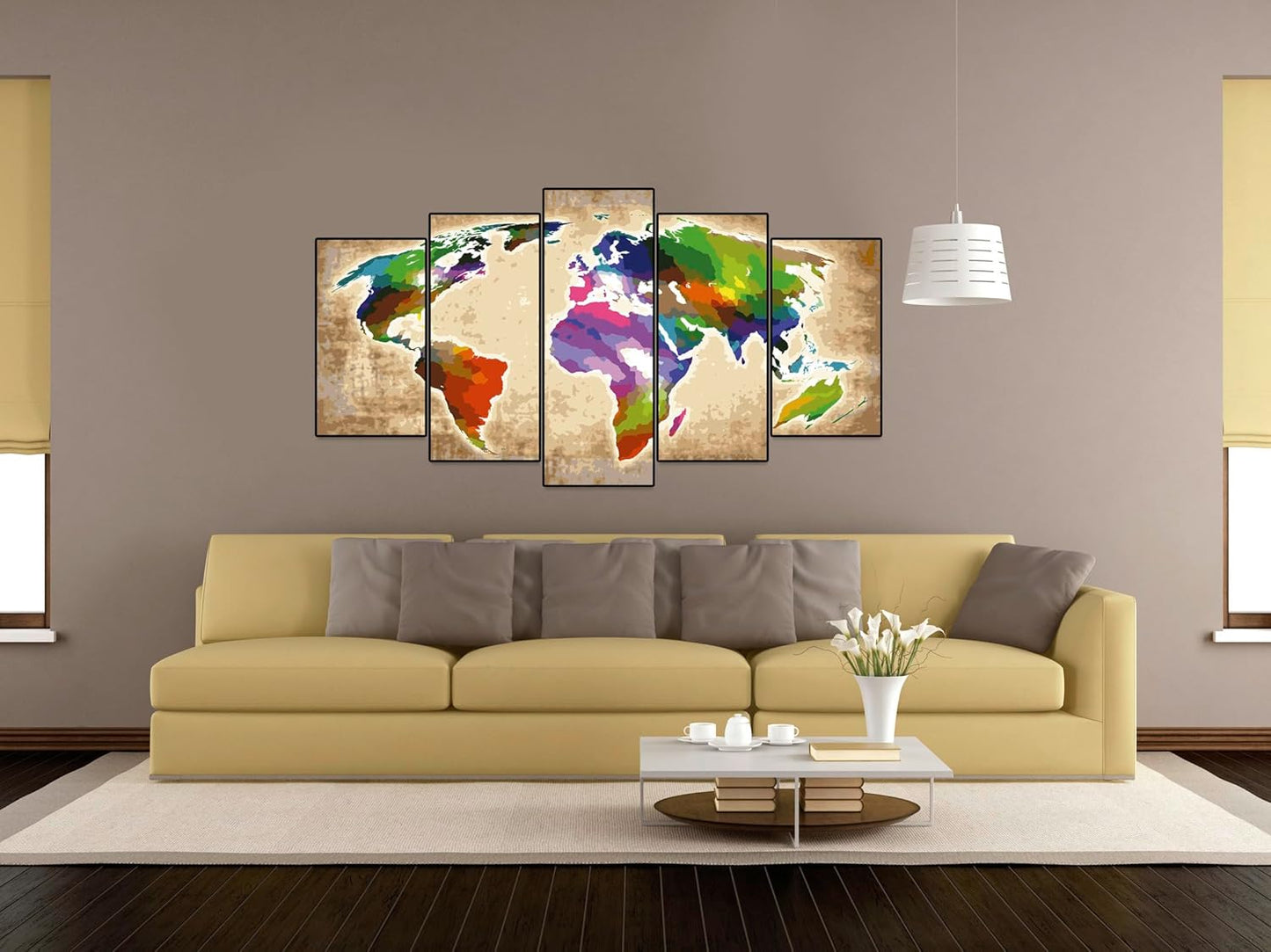 Malen nach Zahlen Colorful World