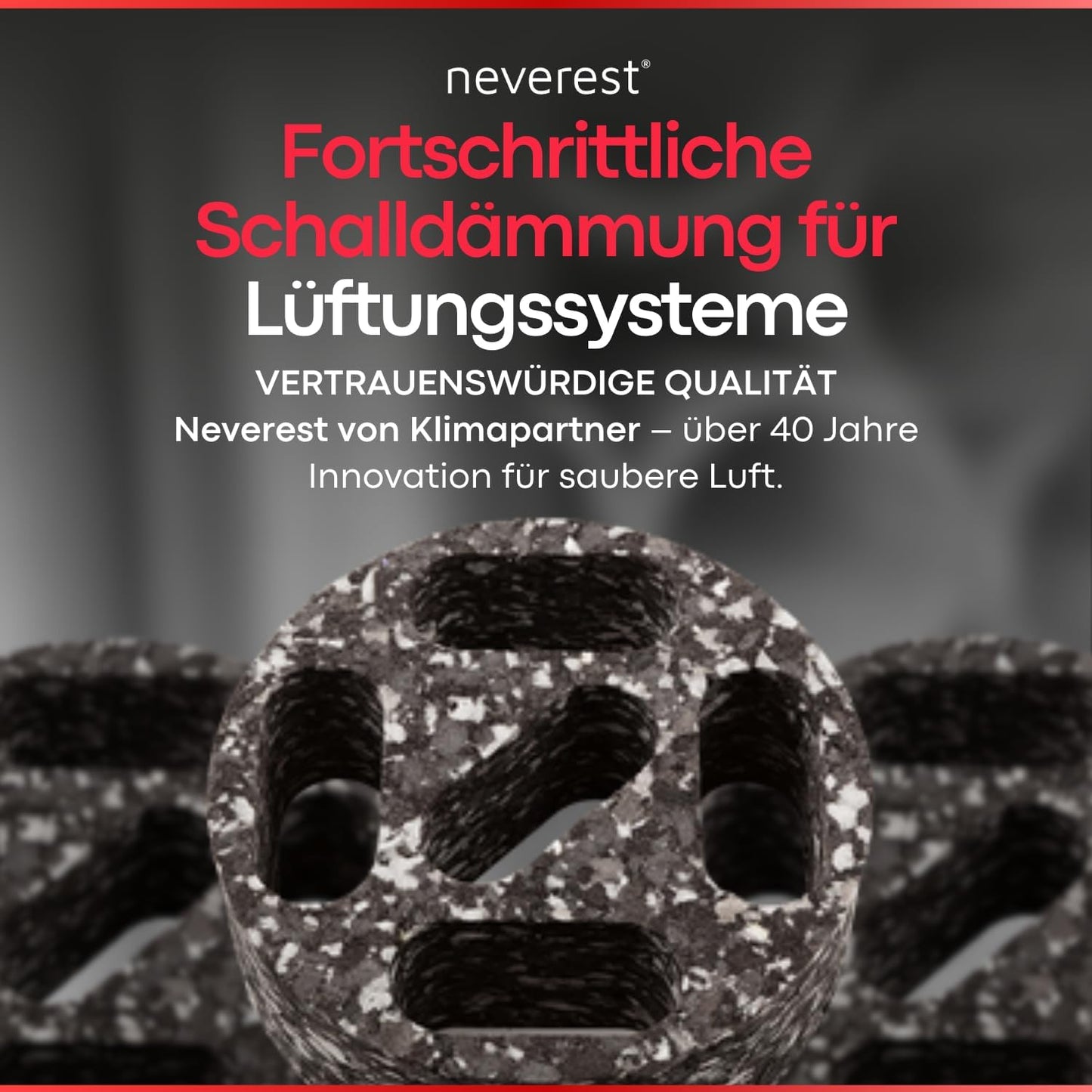 Rohrschalldämpfer für Lüftungsrohre, 150mm, 150mm