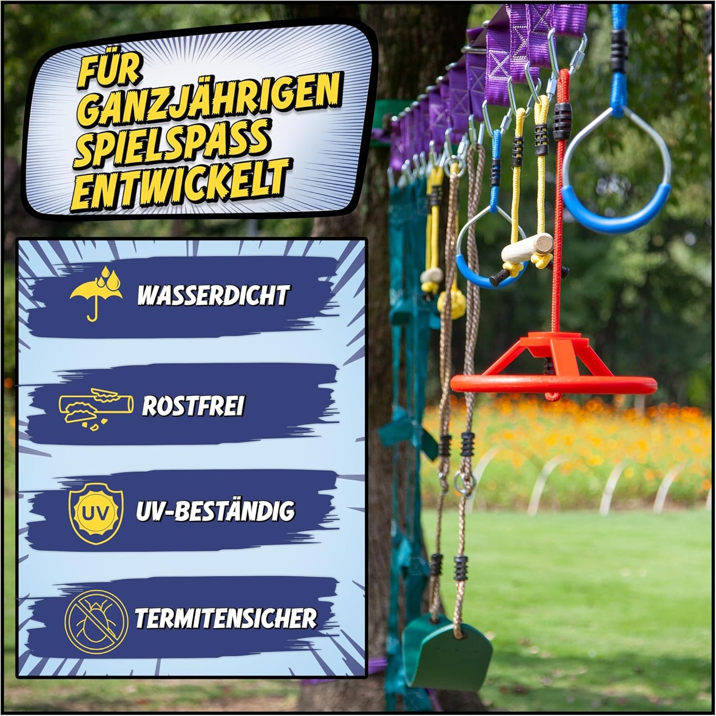 Ninja Warrior Hindernisparcours-Set