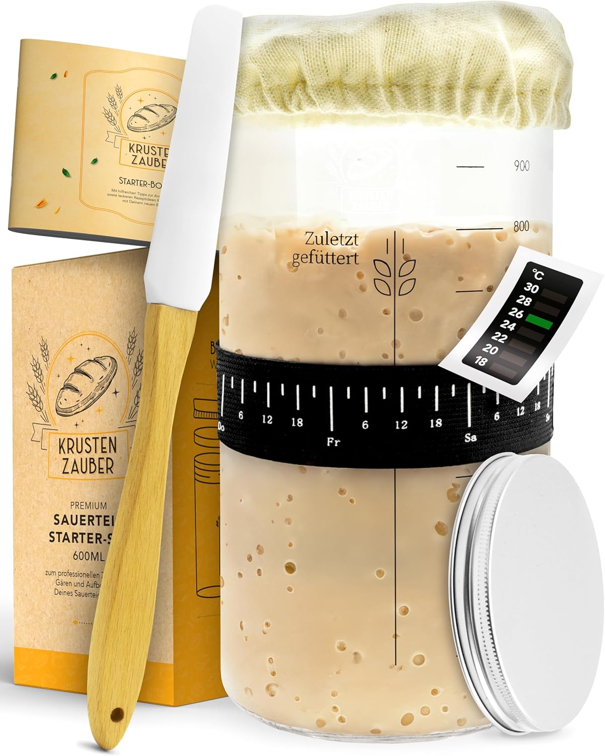 Sauerteig Starter Set, 1x1000ml, Sauerteig Starter Set