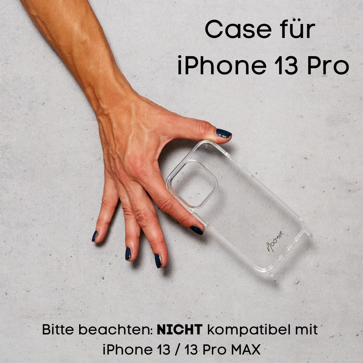 Handykette mit Hülle für iPhone 13 PRO, iPhone 13 PRO Set Midnight Star