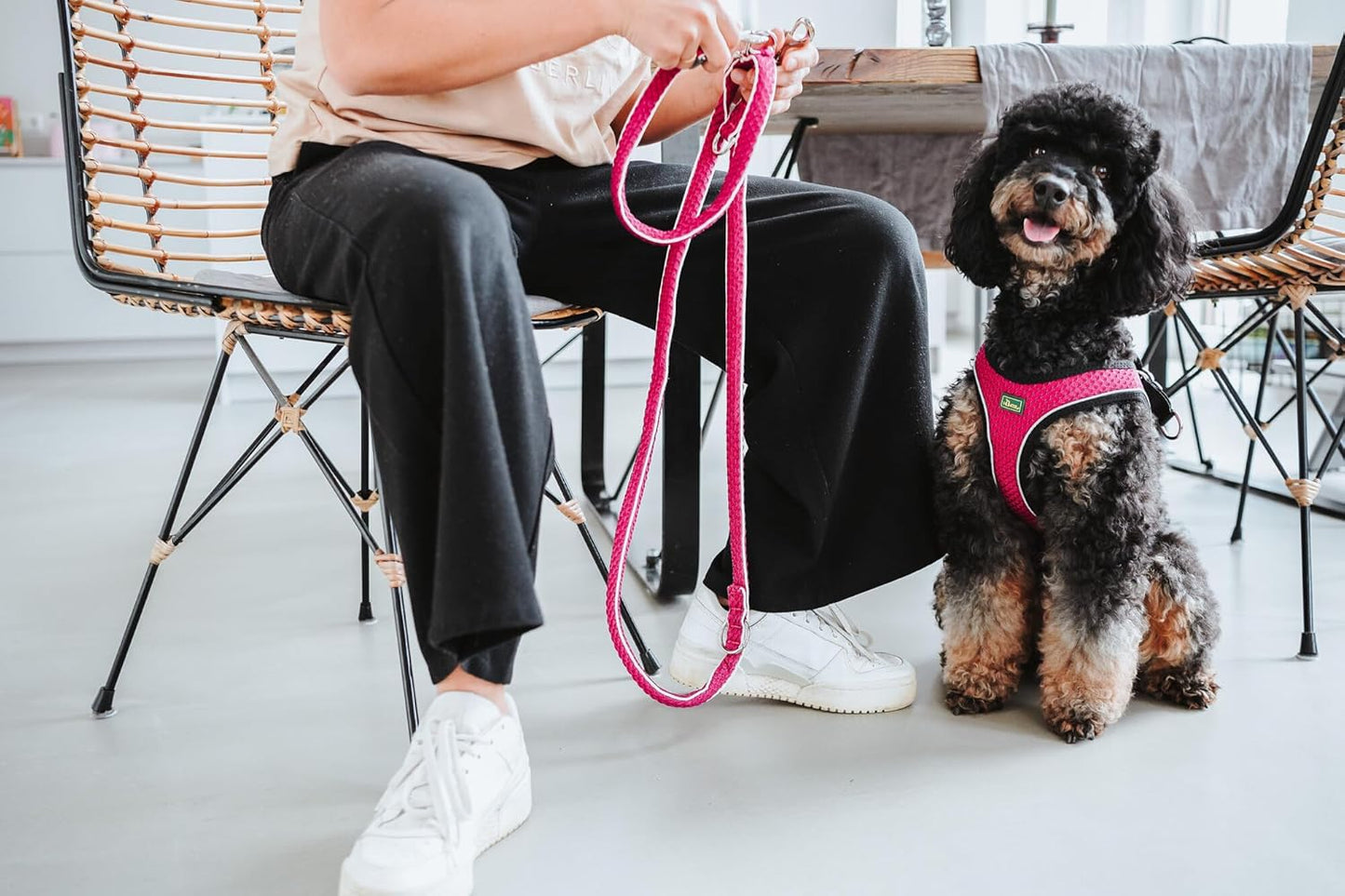 Hilo Comfort Step-In Hundegeschirr, pink XS