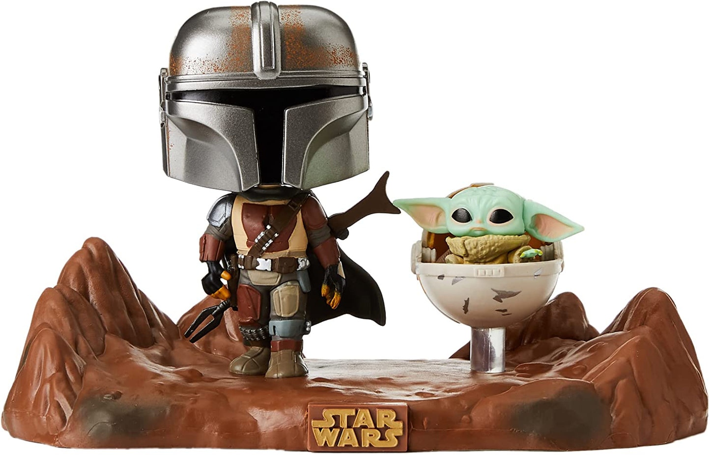POP! Moment Star Wars - Mandalorian & Child, Spielfigur