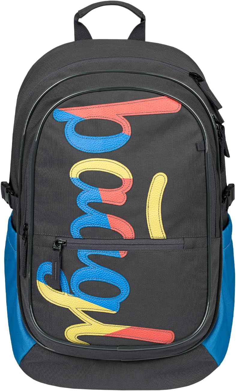 Schulrucksack-Set für Jungen und Mädchen (3-teilig), Logo Mix