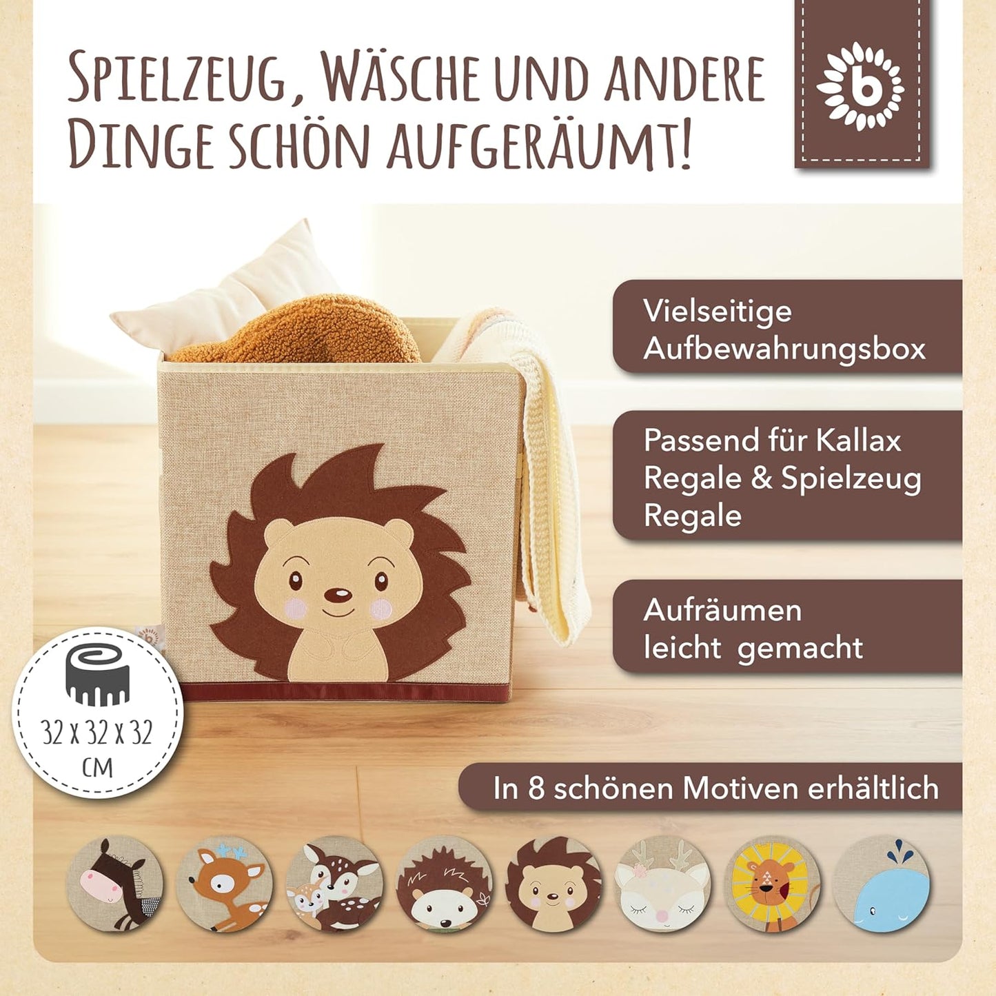 Staubox Piksi 32cm, Igel Piksi