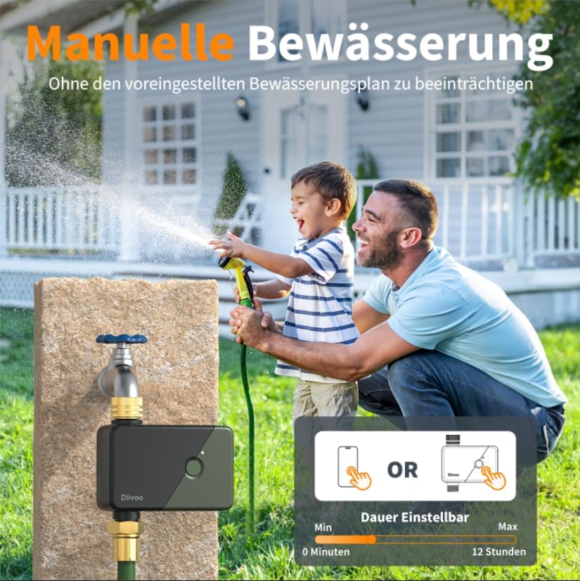 WLAN-Bewässerungscomputer mit App-Steuerung