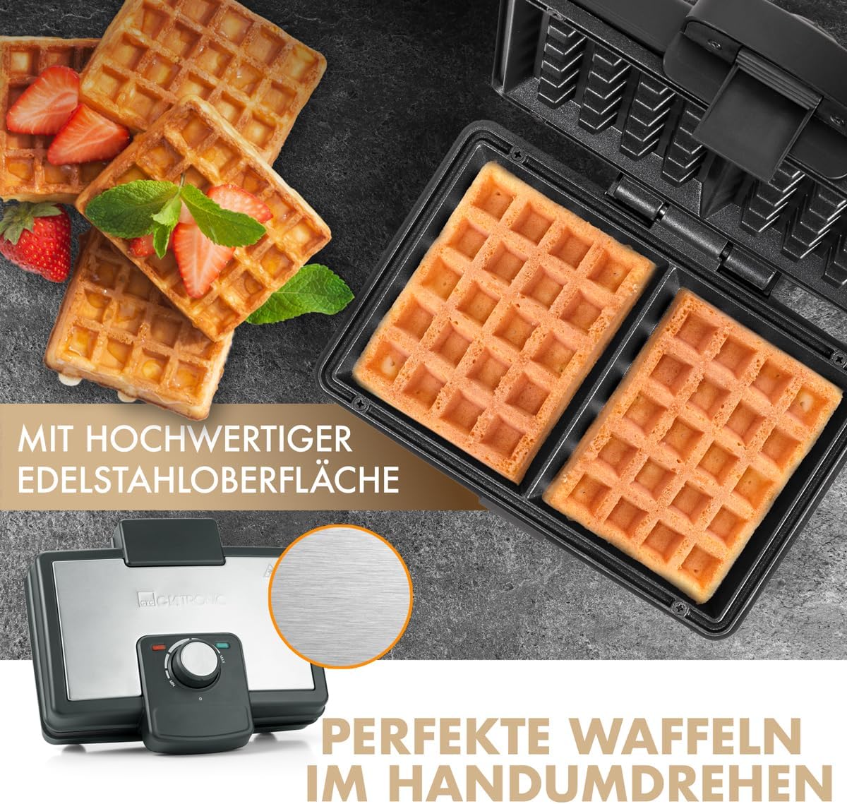 Waffeleisen mit Antihaftbeschichtung