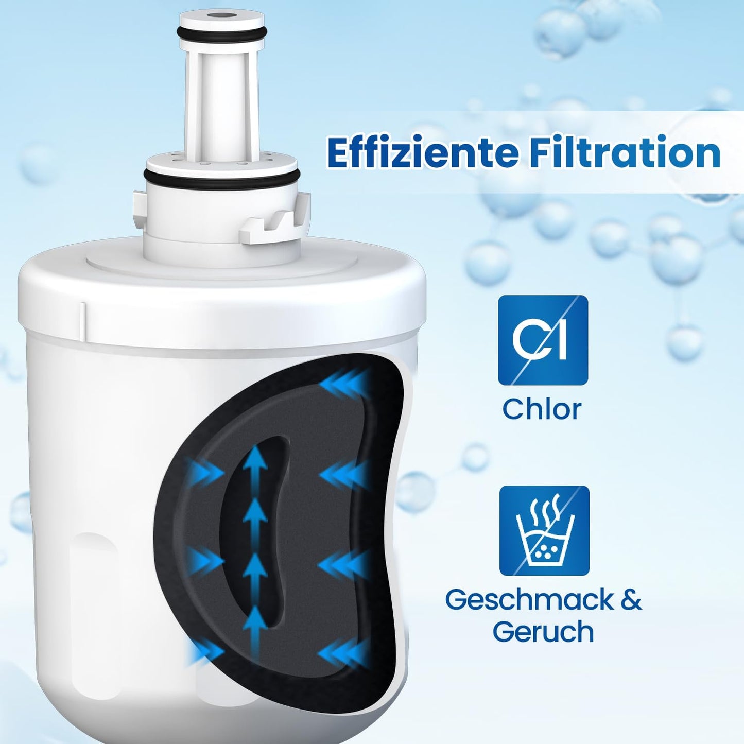 Kühlschrank Wasserfilter-Set, 3 Count (Pack of 1)