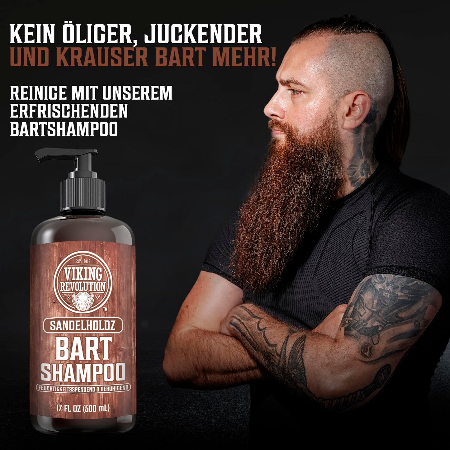 Bartshampoo & Conditioner Set, 500 ml (2er Pack)
