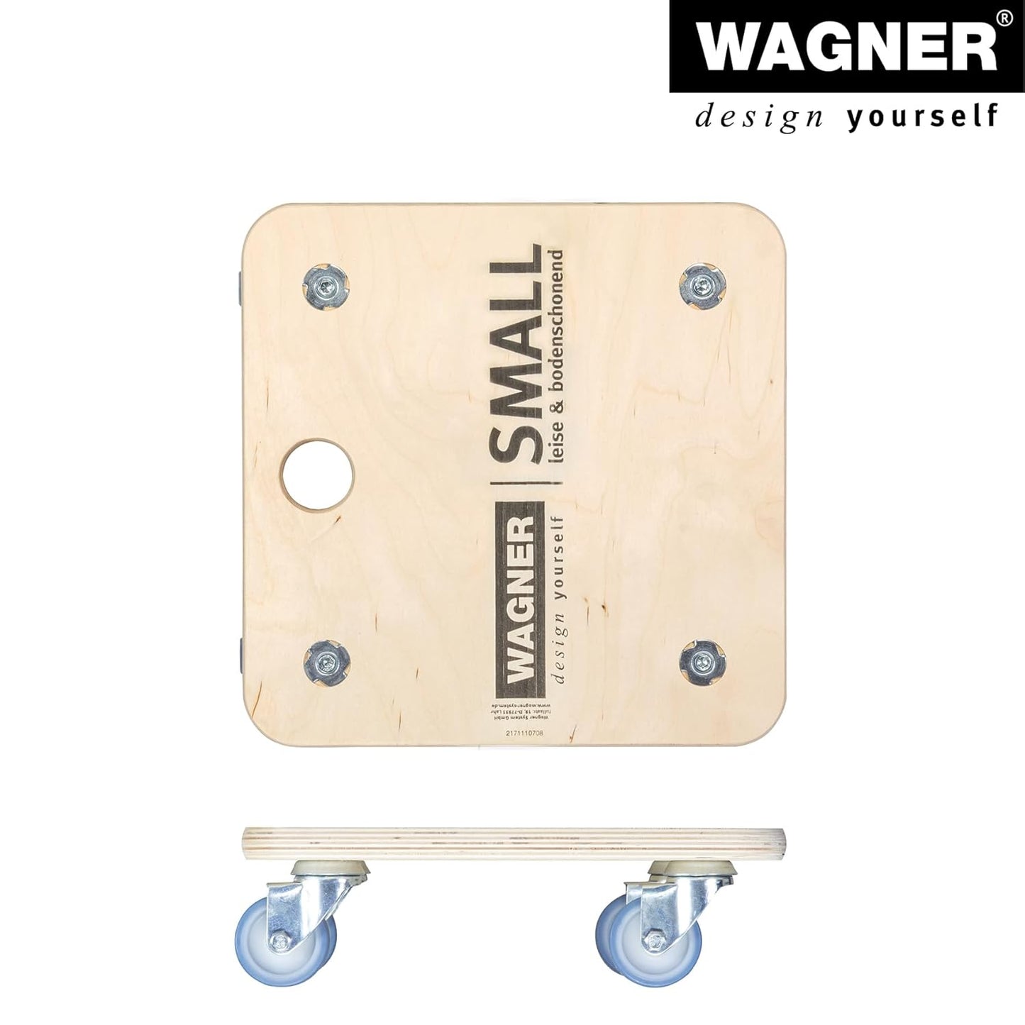 Transportroller, (L) 29 x (B) 29 x (H) 8,5 cm ultrasofte Rollen