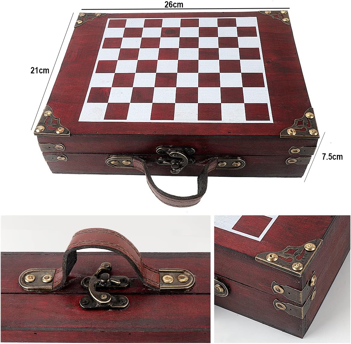 Korkenzieher Geschenkset in Holzkiste (Sommelier-Set), Style 01