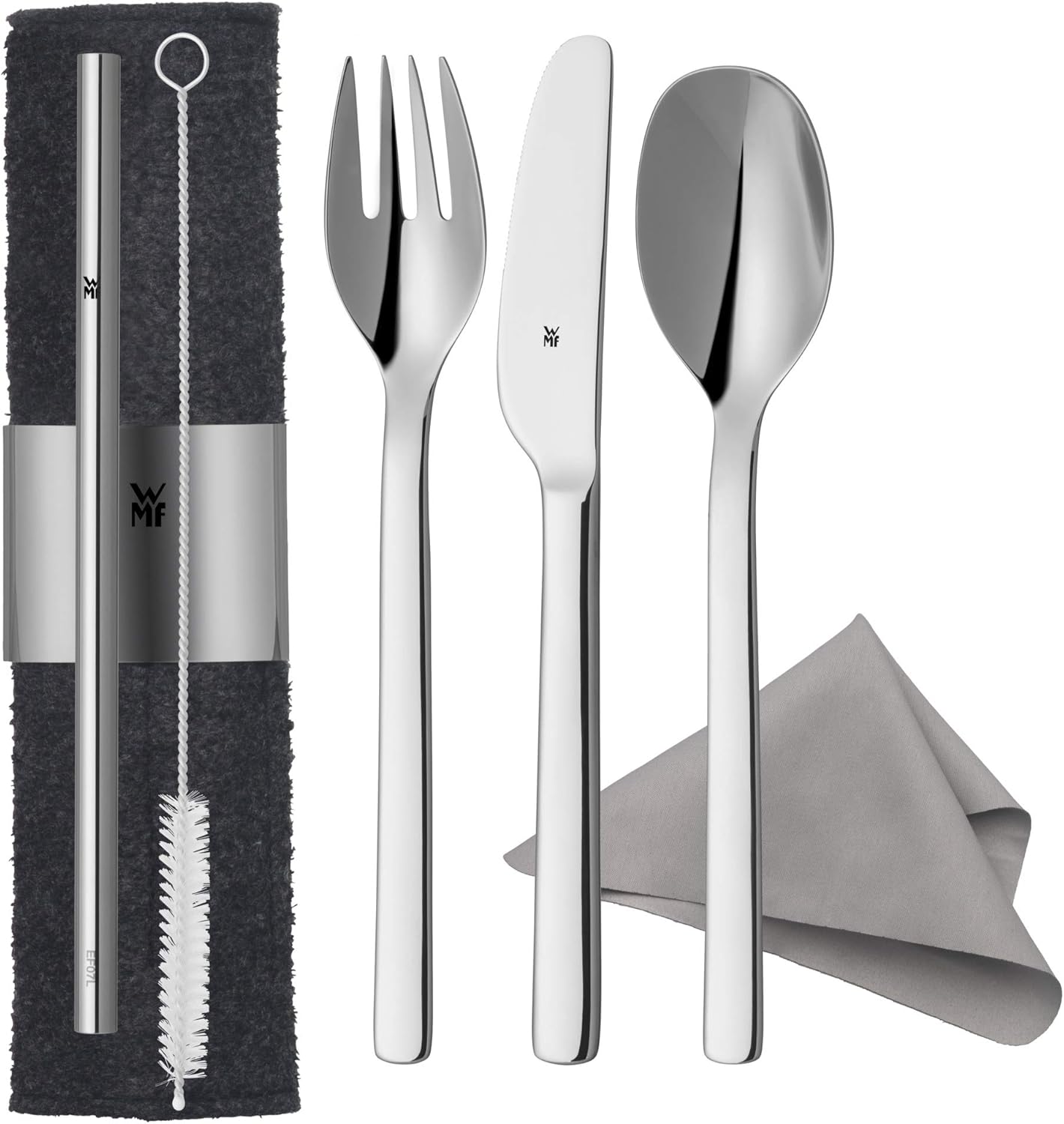 8-teiliges Reisebesteck-Set my2Go inkl. Etui