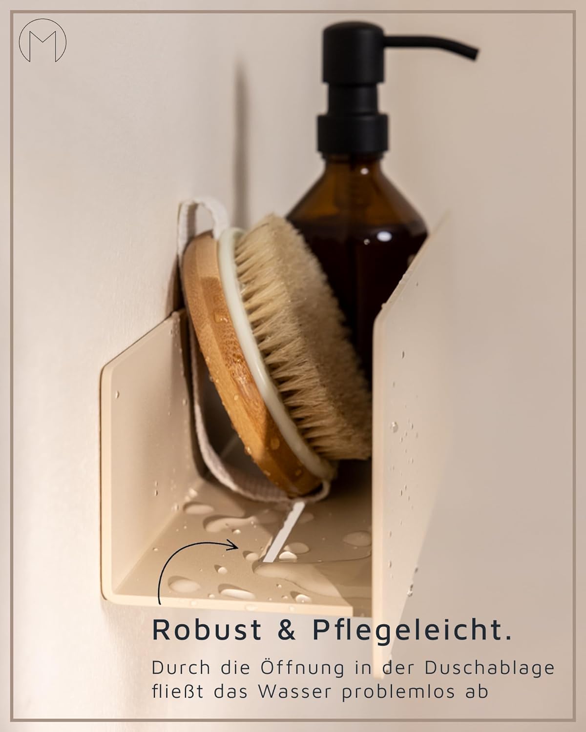 Duschregal Shea, Schwarz 50