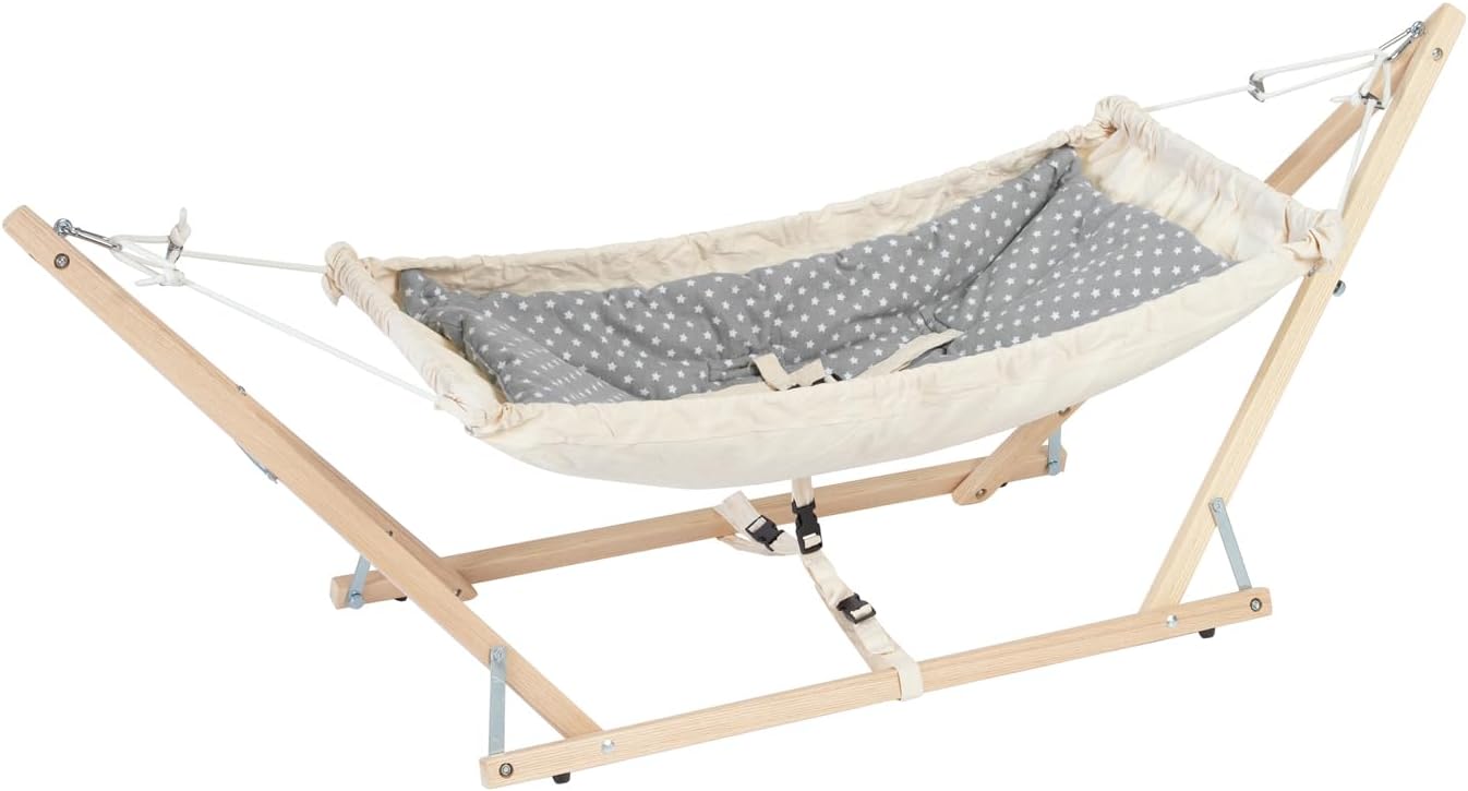 Babyhängematte Koala mit Holzgestell