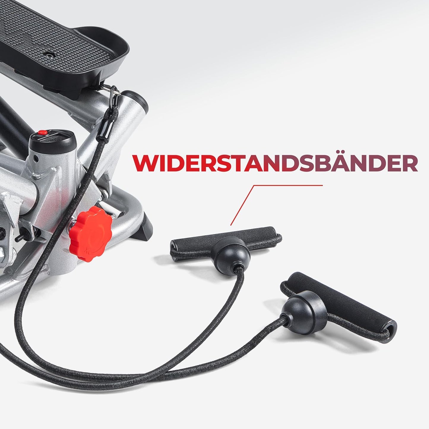 Mini-Stepper mit Widerstandsbändern und Twist-Funktion, 04 Der Twist