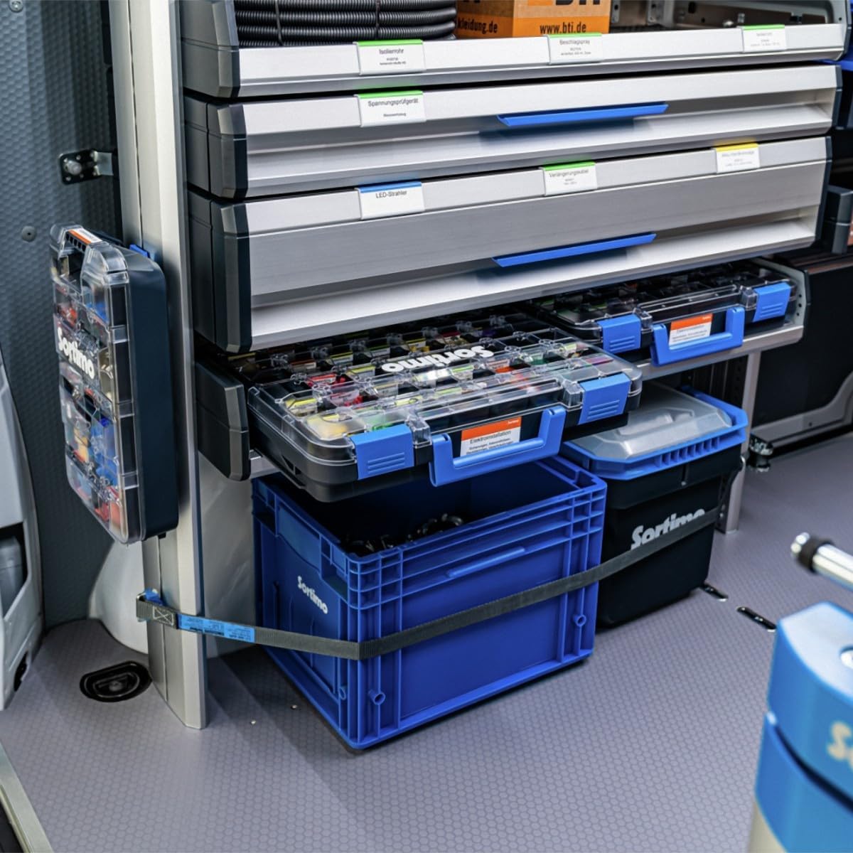 Sortimentskasten T-BOXX 320, leer Anthrazit