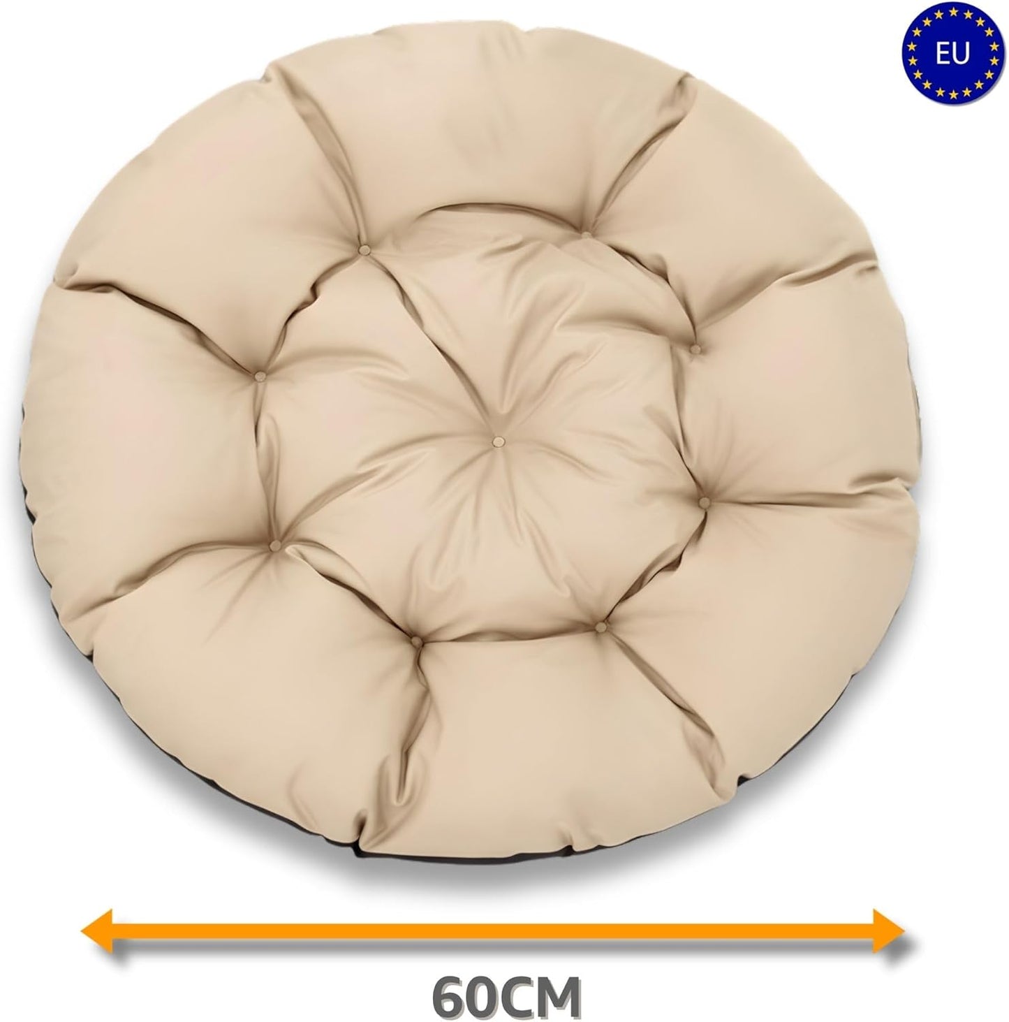 Hängesessel-Sitzkissen, Beige Farbton B