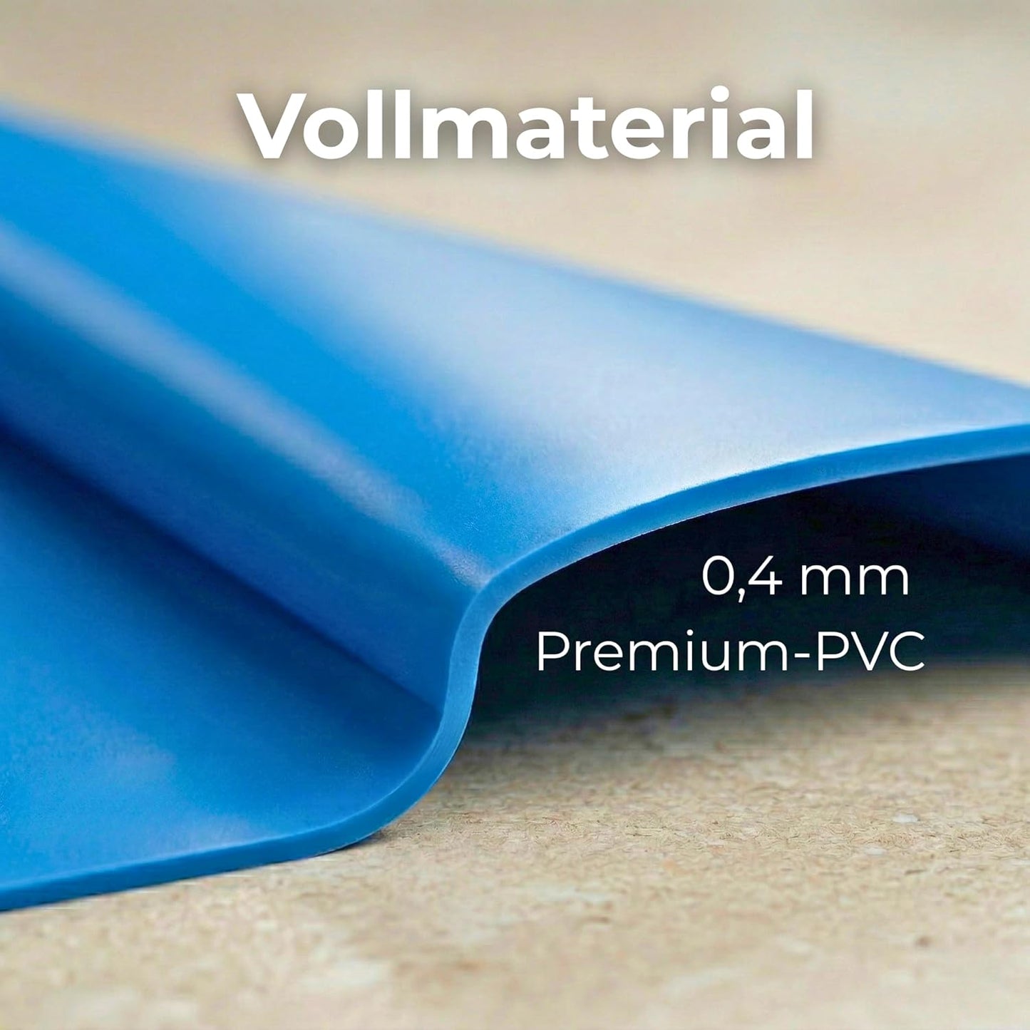 PVC-Poolfolie rund für Stahlwandpools 460 x 120 cm